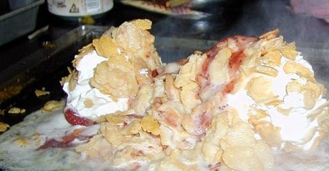 フルーツもんじゃ＠屋形船 （中央区月島）