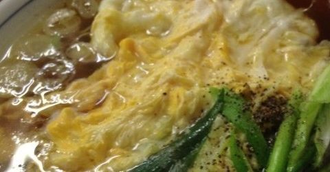 玉子ラーメン(大番屋)