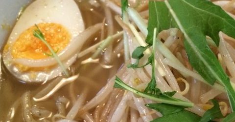 三升屋の塩もやしラーメン